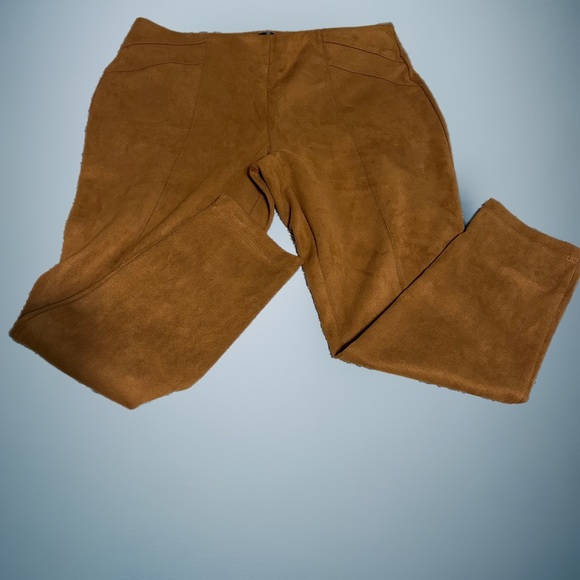 Suede legging/camel - Picture 2 of 3